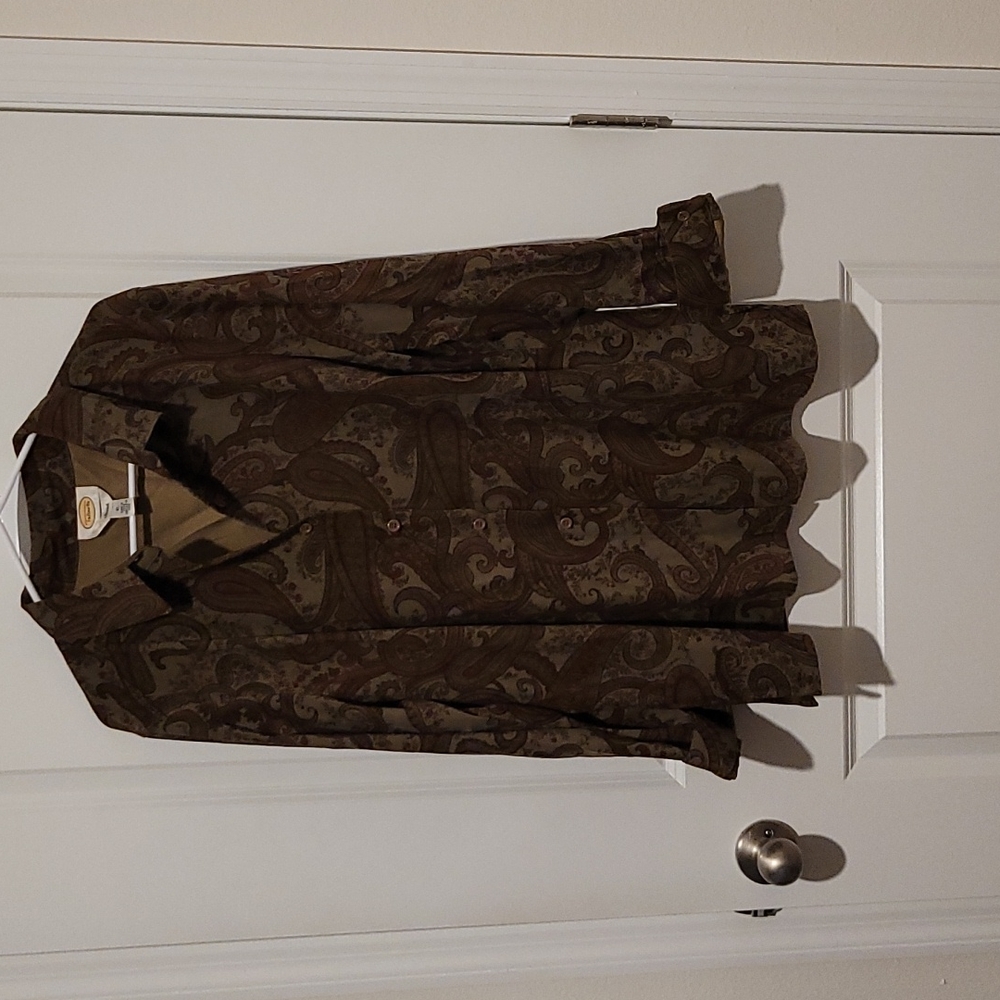 Talbott vintage button down blouse